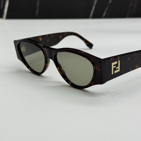 NEW FENDI FE40158I 52E HAVANA SUNGLASSES WOMEN FENDI main image 5